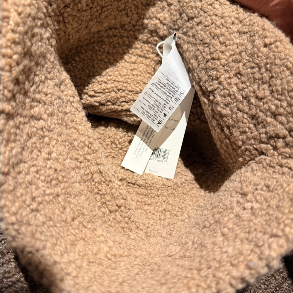 Vince Cashmere/Wool Beige Textured Bucket Hat - Picture 4 of 5